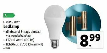 Lidl Ledlamp aanbieding