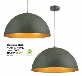 GAMMA Hanglamp noah aanbieding