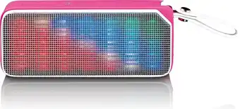 Lenco bt-191pk - bluetooth speaker draadloos - splashproof - roze
