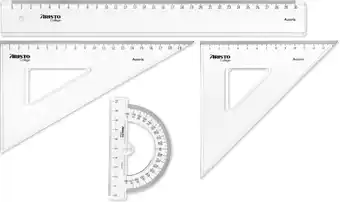 Aristo geocollege - geometrieset - 4-delig - ar-23509