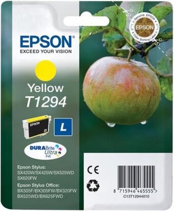 Bol.com Epson apple singlepack yellow t1294 durabrite ultra ink aanbieding
