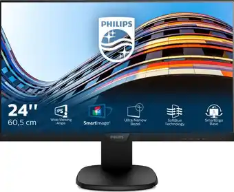 Bol.com Philips 243s7ehmb - full hd ips monitor - 24 inch aanbieding