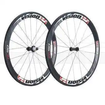 Decathlon Paar buisvormige wielen vision tc-50 vt-867 carbone shimano p.r.a. aanbieding