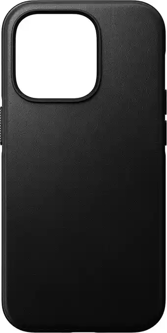 Bol.com Nomad modern leather case - geschikt voor iphone 14 plus - gemaakt van echt leder - geschikt voor magsafe & draadloos laden - aanbieding