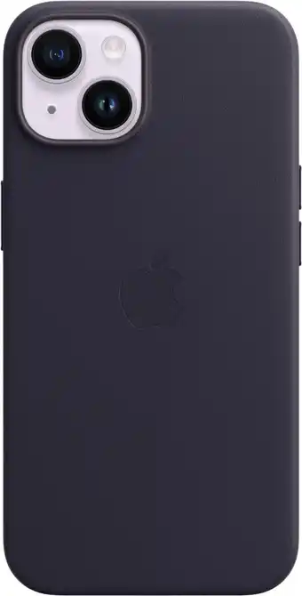 Bol.com Apple leren hoesje met magsafe voor iphone 14 plus - inkt aanbieding