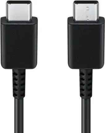 Bol.com Samsung usb-c naar usb-c kabel - 1m - zwart aanbieding