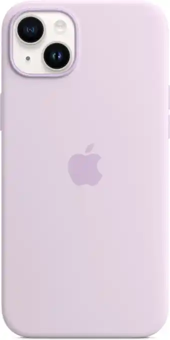 Bol.com Apple siliconenhoesje met magsafe voor iphone 14 plus - lila aanbieding