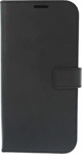 Bol.com Valenta - book case - zwart - apple iphone 12 pro max - leer aanbieding