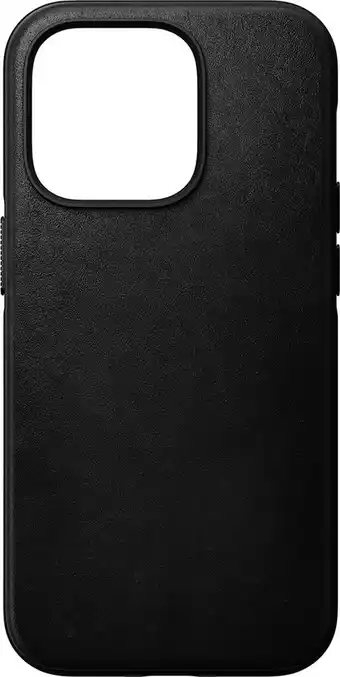 Bol.com Nomad modern leather case - geschikt voor iphone 14 pro max - gemaakt van echt leder - geschikt voor magsafe & draadloos lade aanbieding