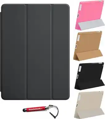 Bol.com Ipad air 2 smart cover zwart / vouw hoesjes apple ipad air 2 / vouw hoesje ipad air 2 / inclusief handige uitschuifbare hoesj aanbieding