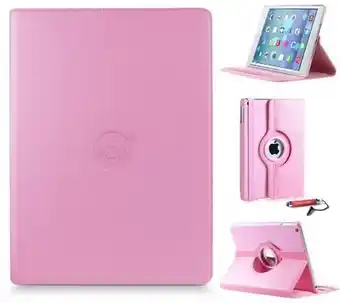 Bol.com Hem ipad hoes geschikt voor ipad mini 1 / ipad mini 2 / ipad mini 3 - licht roze - 360 graden draaibaar ipad hoesje - inclusi aanbieding