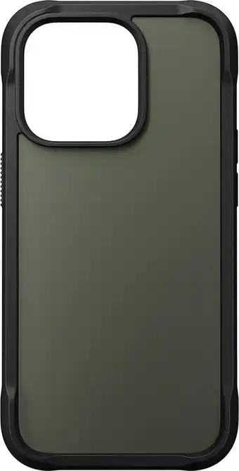Bol.com Nomad rugged case - geschikt voor iphone 14 plus - drop-protection - geschikt voor magsafe & draadloos laden - ash green aanbieding