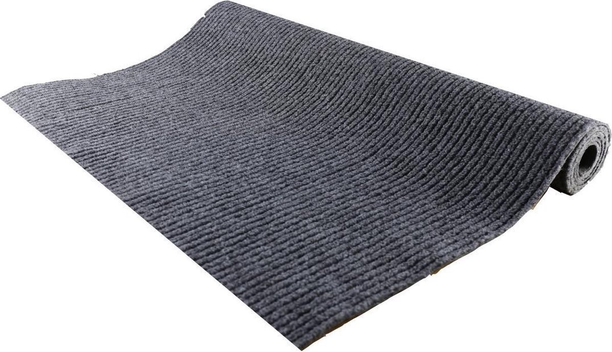Bol.com Deurmat loper kingston- 100 x 100 cm- grijs aanbieding