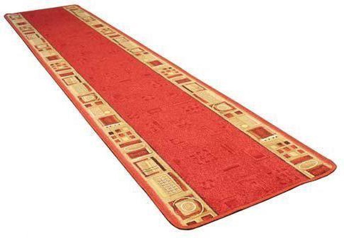 Bol.com Keukenloper ameland- 67 x 400 cm- rood aanbieding