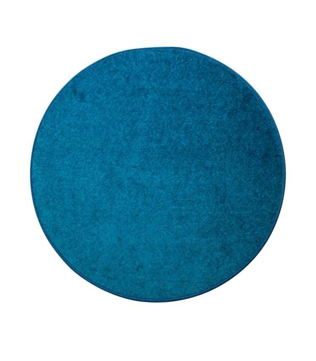 Bol.com Tapijtkeuze karpet banton - 80 cm rond - blauw aanbieding