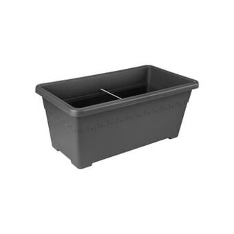 Brico Elho bloembak ’Algarve’ antraciet 80 cm aanbieding