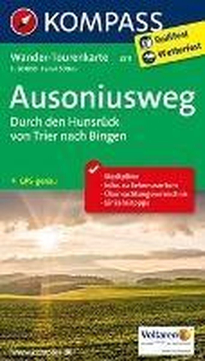 Bol.com Ausoniusweg, durch den hunsrück von trier nach bingen 1:50 000 aanbieding