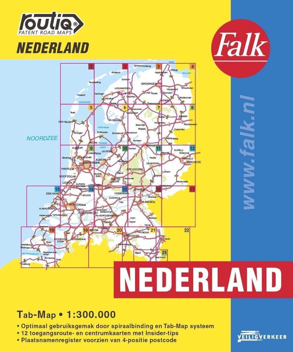 Bol.com Falk autokaart nederland routiq aanbieding
