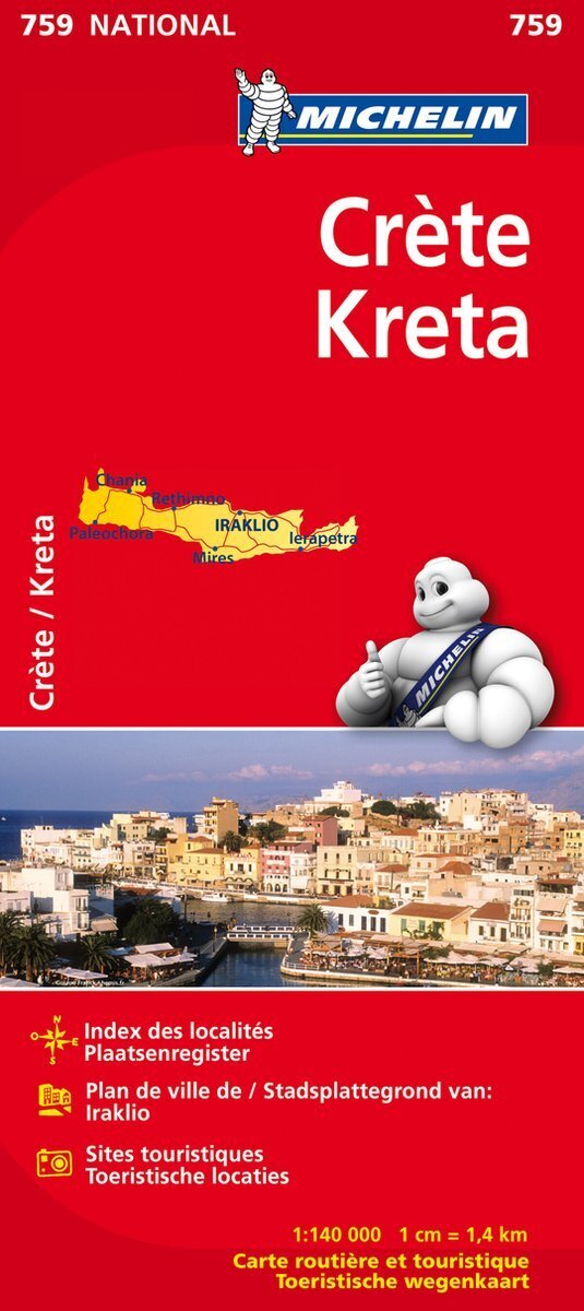 Bol.com Nationale kaarten michelin - michelin 759 kreta aanbieding
