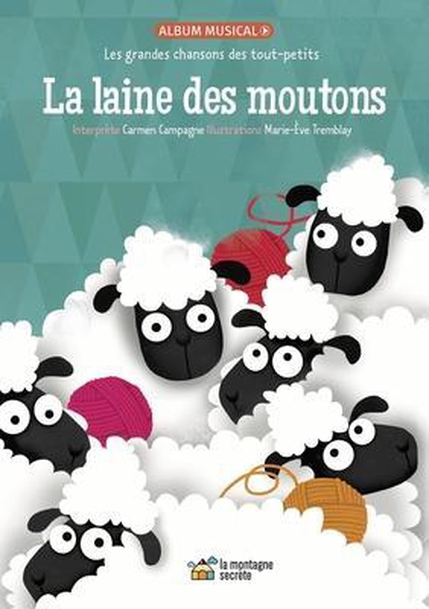 Bol.com Les grandes chansons des tout-petits- la laine des moutons aanbieding