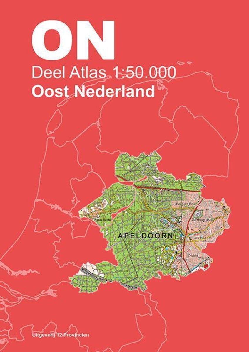 Bol.com Topografische atlas 1:50.000 oost-nederland aanbieding