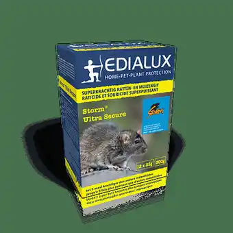 Edialux knaagdierenlokaas Storm Ultra Secure 300g