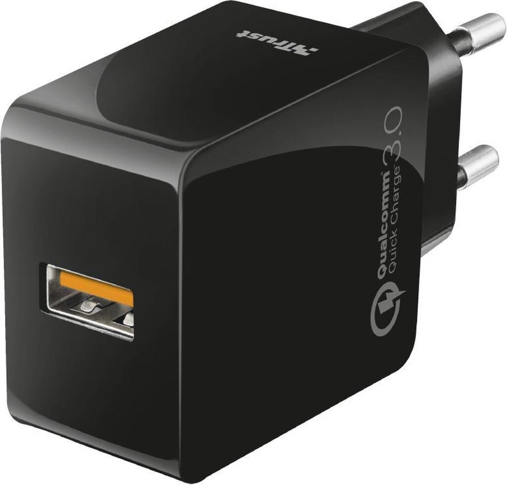 Bol.com Trust mobile - utrasnelle wandlader - qc3.0 - usb - 18w aanbieding