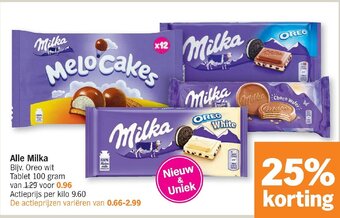 Albert Heijn Alle Milka aanbieding