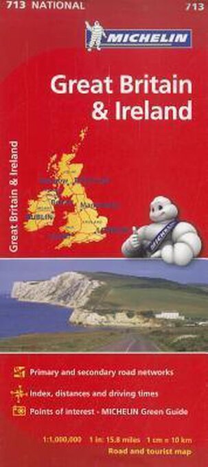 Bol.com Michelin map great britain & ireland national 713 aanbieding