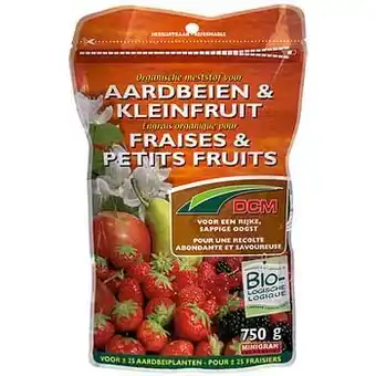 Brico DCM meststof aardbeien en kleinfruit 0,75 Kg aanbieding