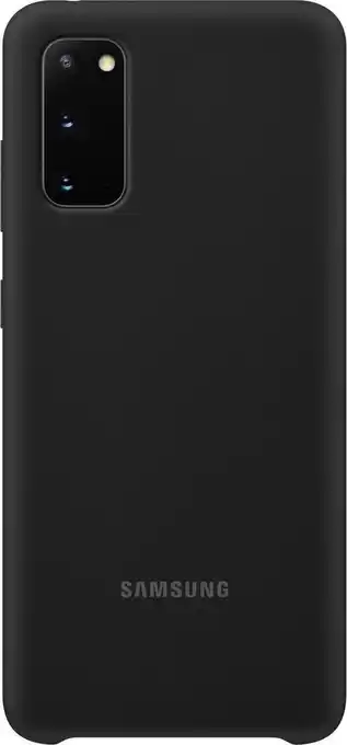 Bol.com Samsung silicone hoesje - samsung galaxy s20 - zwart aanbieding
