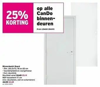 GAMMA Cando binnendeuren board aanbieding