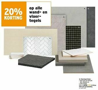 GAMMA Vloertegel dolce aanbieding