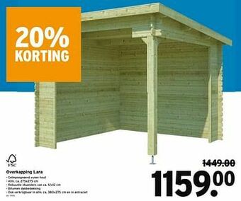GAMMA Overkapping lara aanbieding