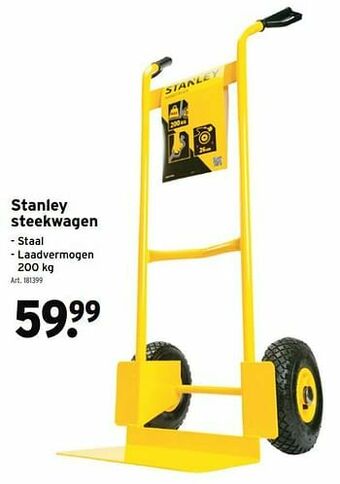 GAMMA Stanley steekwagen aanbieding