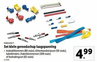 Lidl Set klein gereedschap laagspanning aanbieding