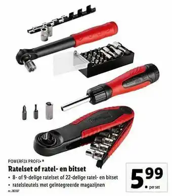 Ratelset of ratel- en bitset
