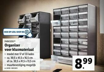 Lidl Organizer voor klusmateriaal aanbieding