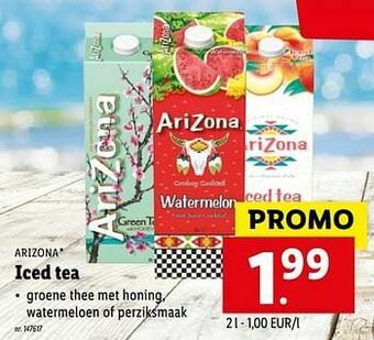 Lidl Iced tea aanbieding