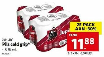 Lidl Pils cold grip aanbieding