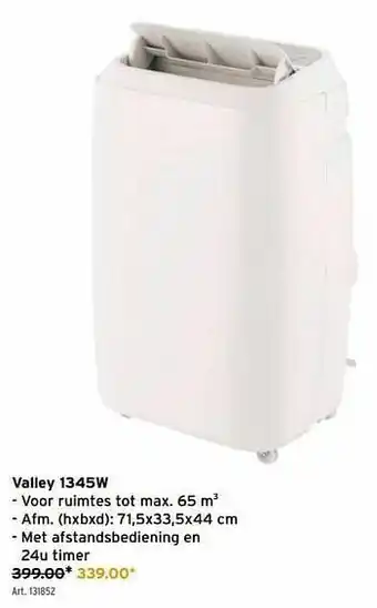 GAMMA Mobiele airco’s valley 1345w aanbieding