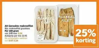 Makreelfilet graatloos