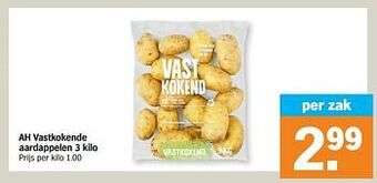Albert Heijn Ah vastkokende aardappelen aanbieding