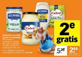 Albert Heijn Calvé mayonaise aanbieding
