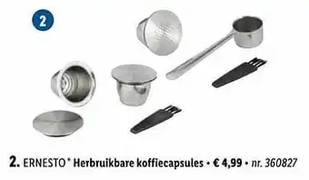 Lidl Herbruikbare koffiecapsules aanbieding