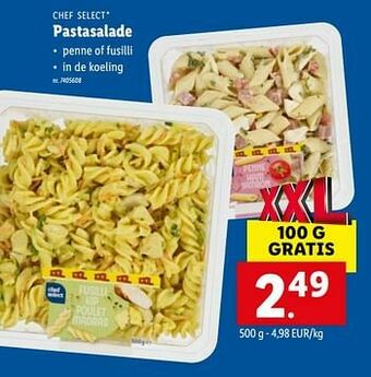 Lidl Pastasalade aanbieding