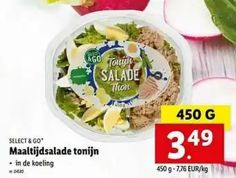 Lidl Maaltijdsalade tonijn aanbieding