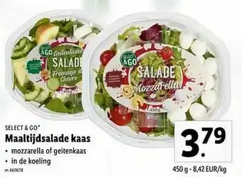 Maaltijdsalade kaas