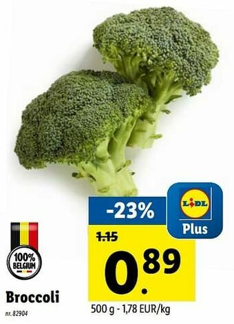Lidl Broccoli aanbieding