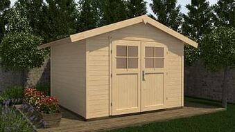 Brico Weka tuinhuis 122 GR4 235x300cm aanbieding
